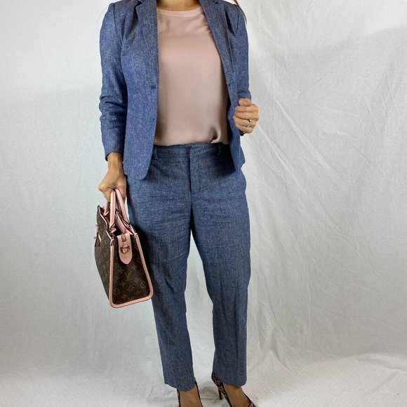 Banana Republic Jackets & Blazers - Banana Republic Navy Suit Sz 2 Jacket 4 Pants Set